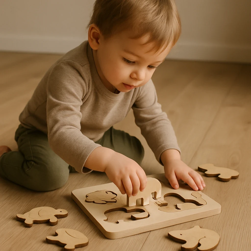 Dlaczego puzzle drewniane zwierzęta to idealna pierwsza układanka?